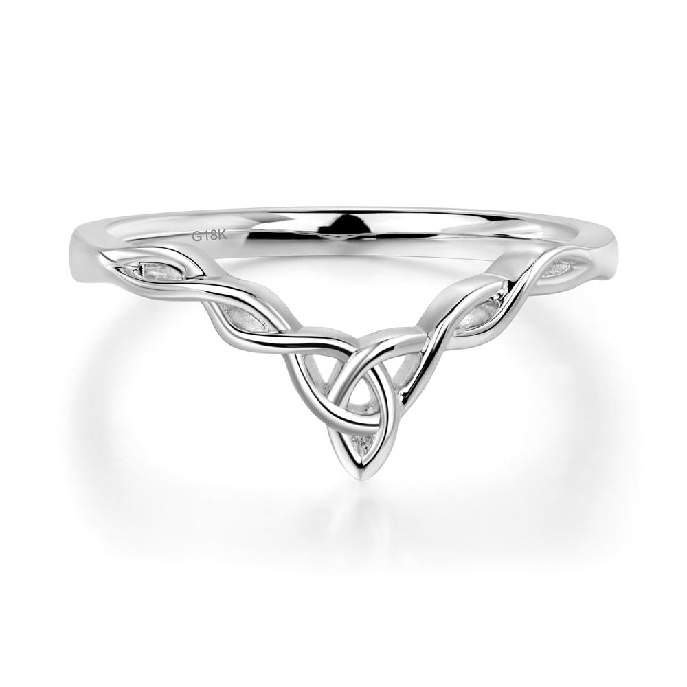 Round Cut Pink Sapphire Celtic Ring - LUO Jewelry #metal_xxxxx