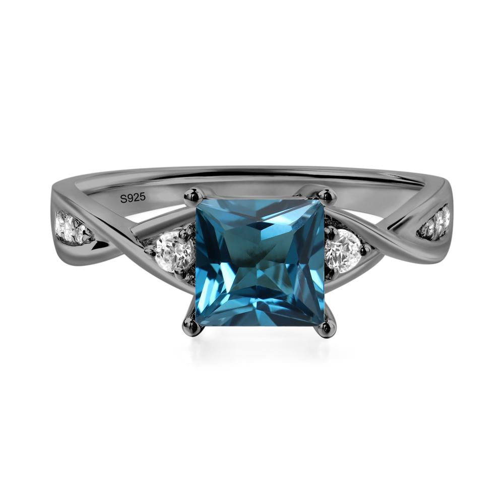 LUO Jewelry #metal_black finish sterling silver