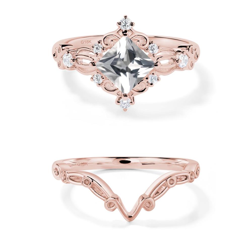 White Topaz Sparkle Ring - LUO Jewelry #metal_xxxxx