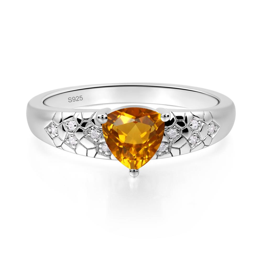 Citrine Cracked Ring | LUO Jewelry #metal_sterling silver