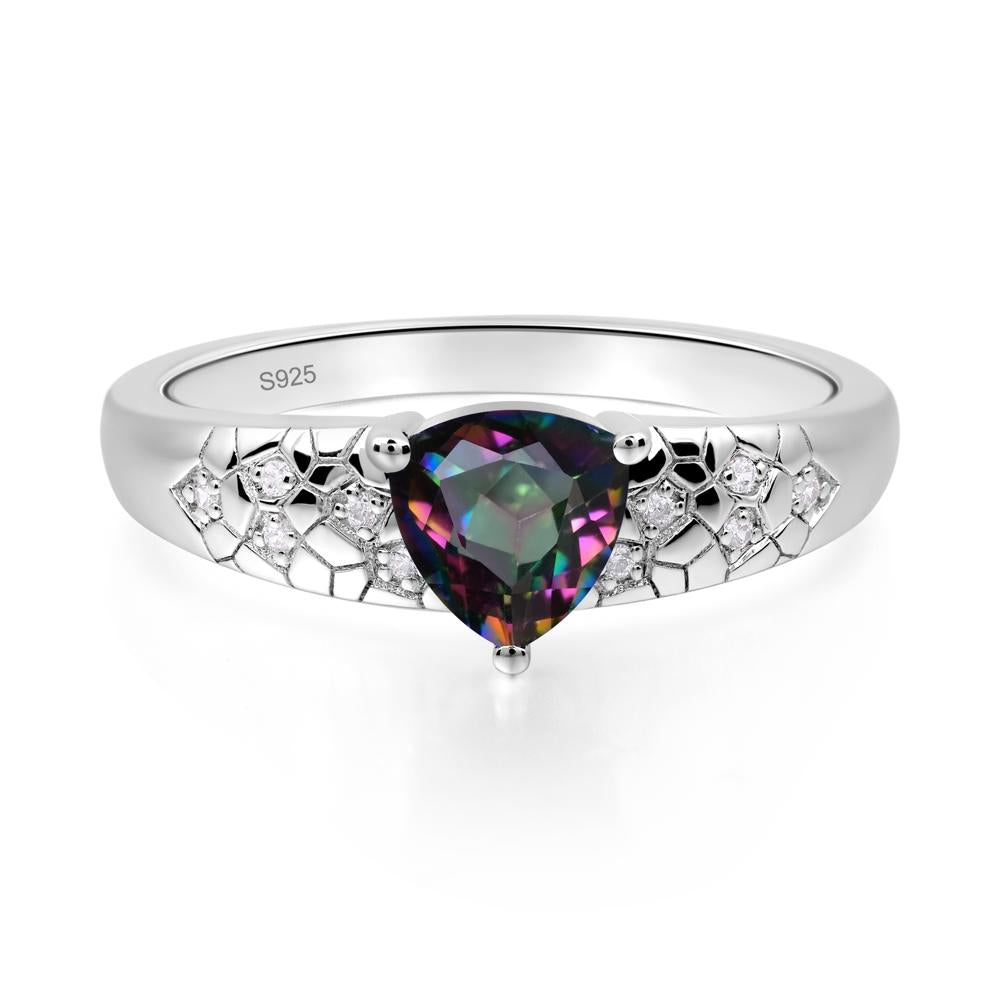 Mystic Topaz Cracked Ring | LUO Jewelry #metal_sterling silver