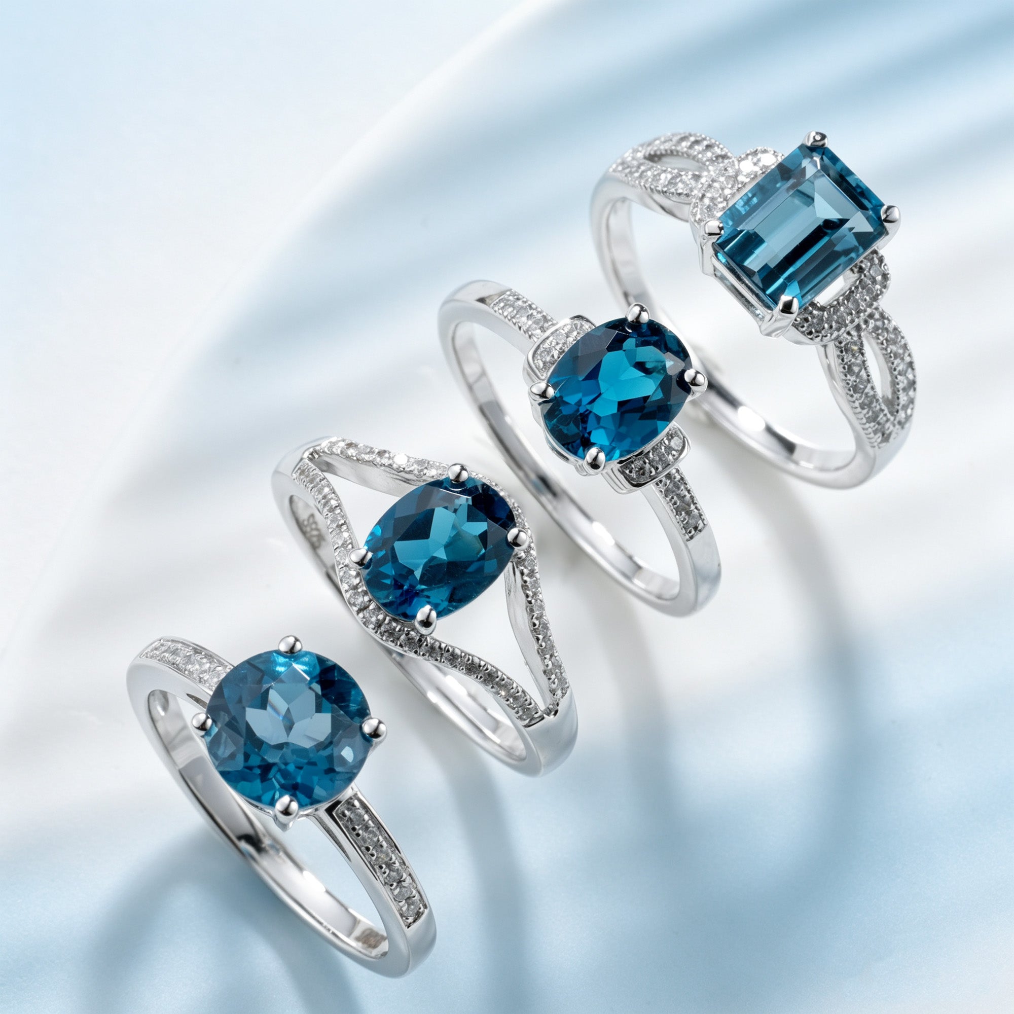 London Blue Topaz Rings