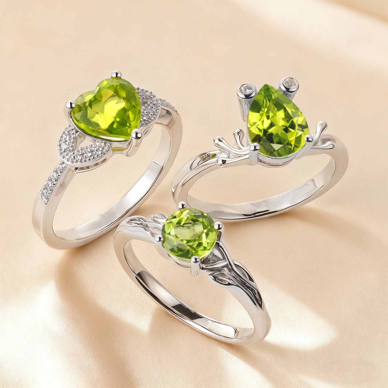 Peridot Rings
