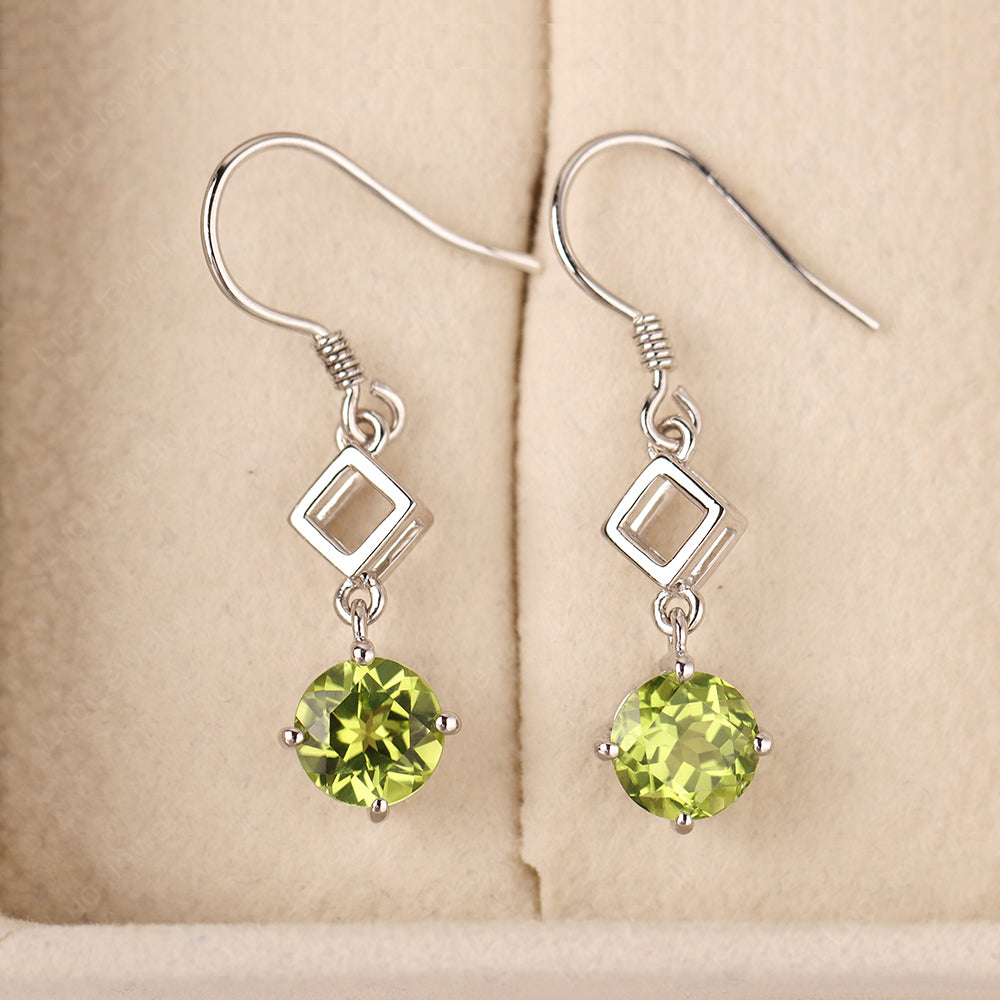 Peridot Dangle Earrings - LUO Jewelry