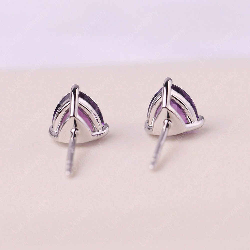 Amethyst Stud Earrings