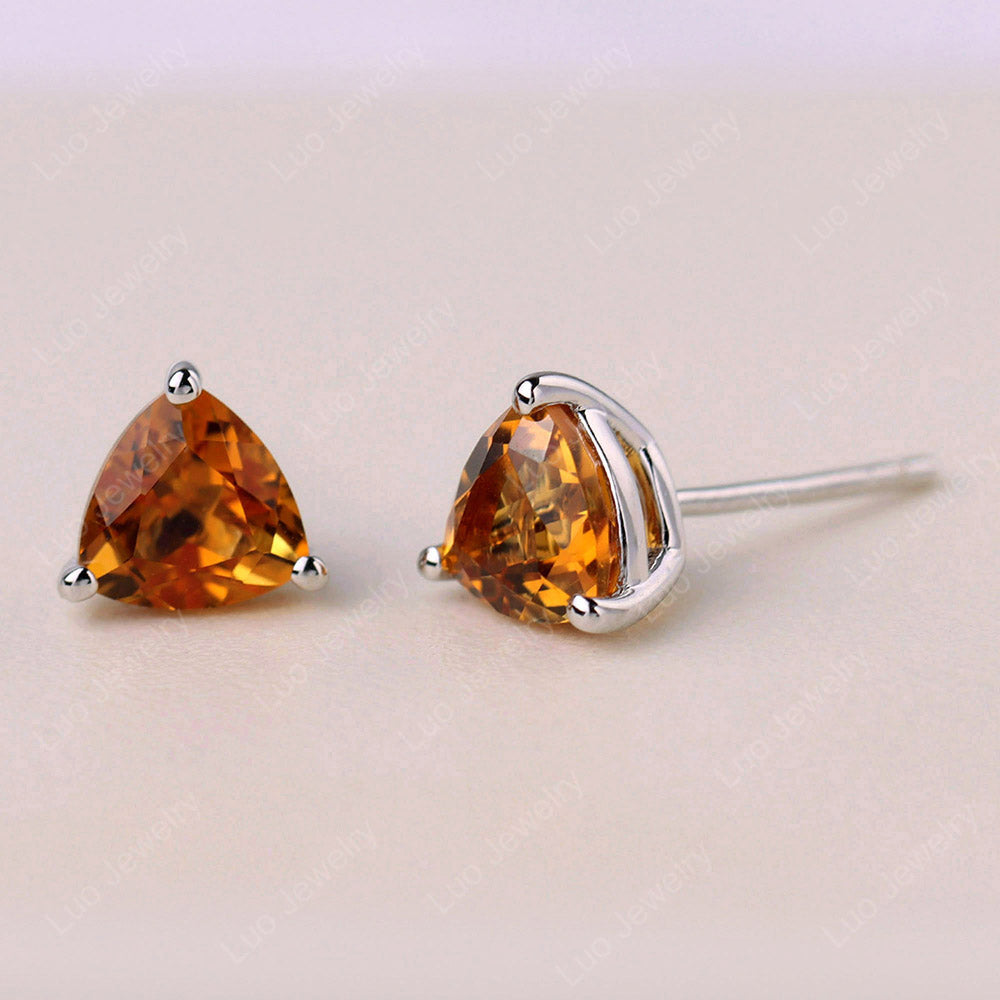 Citrine Stud Earrings