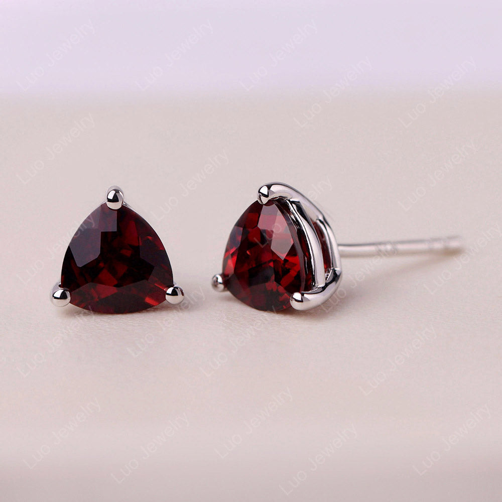 Garnet Stud Earrings