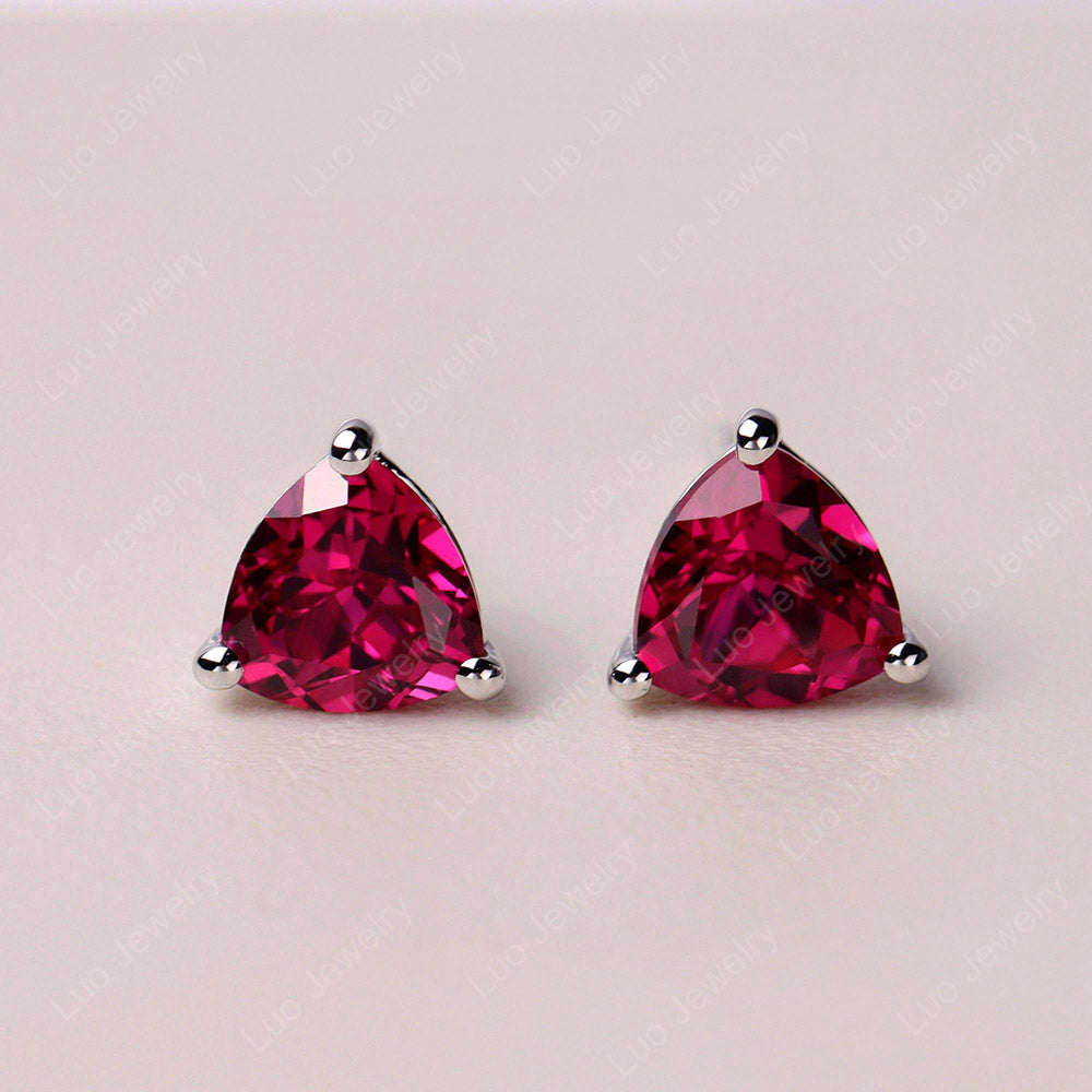 Ruby Stud Earrings