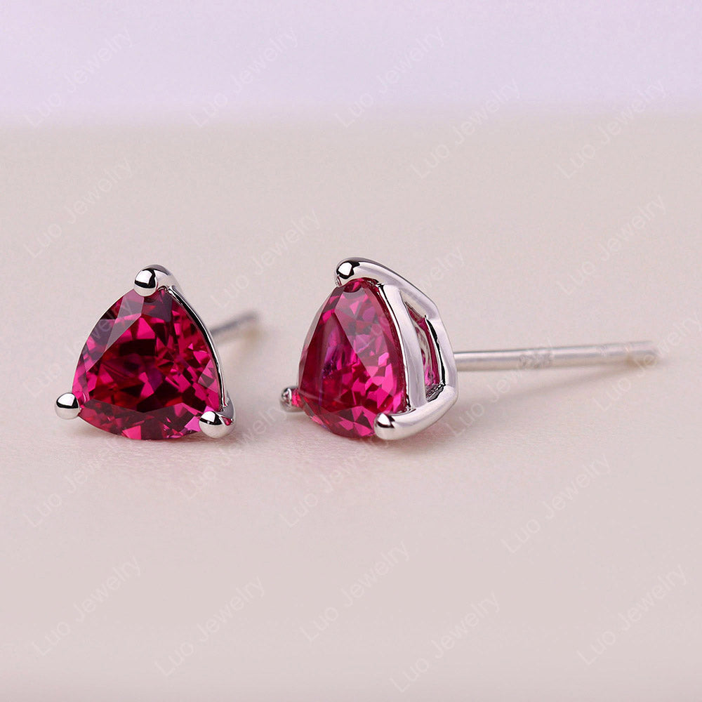 Ruby Stud Earrings