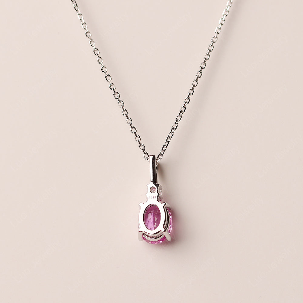 Pastel Pink Sapphire Heart Necklace - 18ct Gold – By Baby