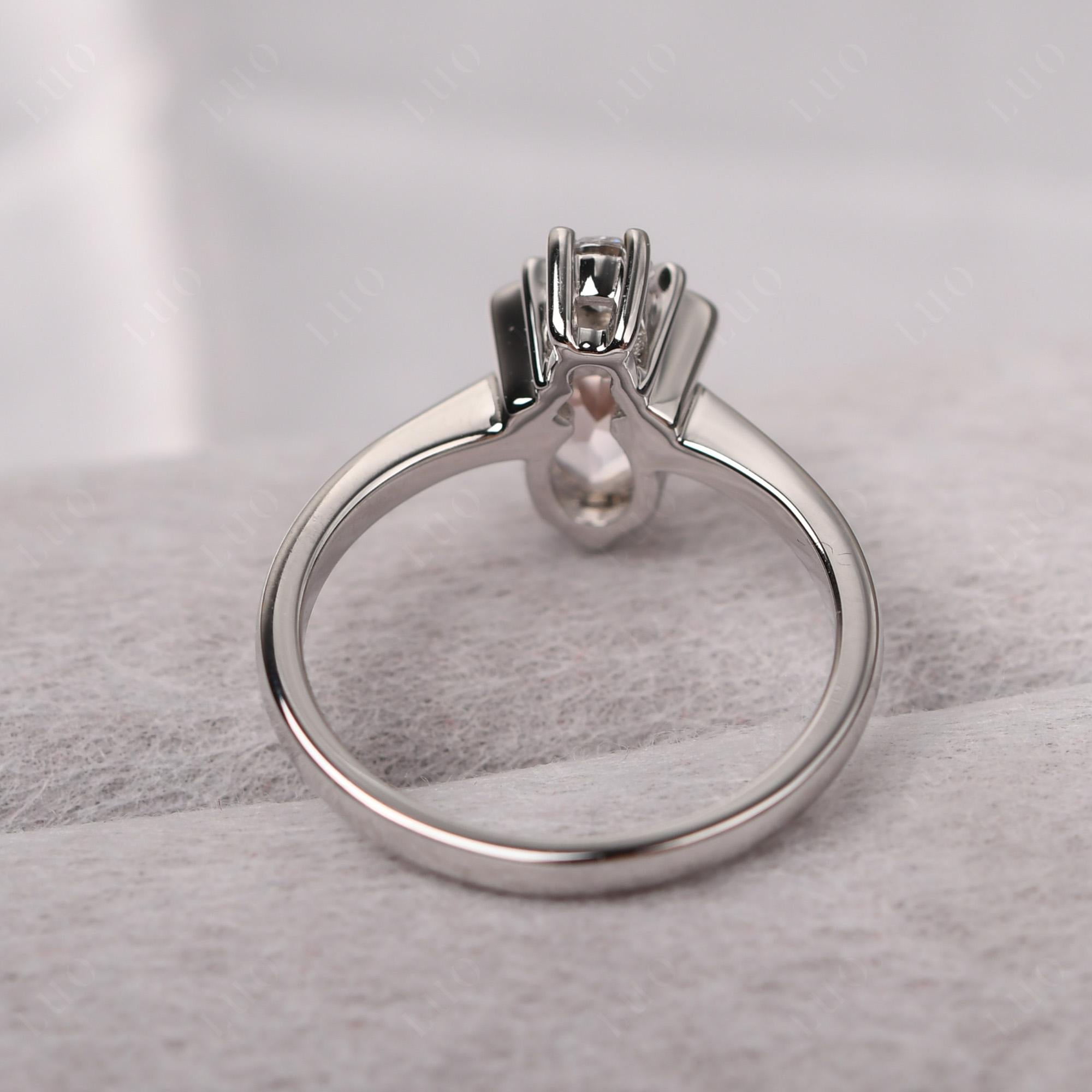 Morganite Nature Inspired Bee Ring - LUO Jewelry