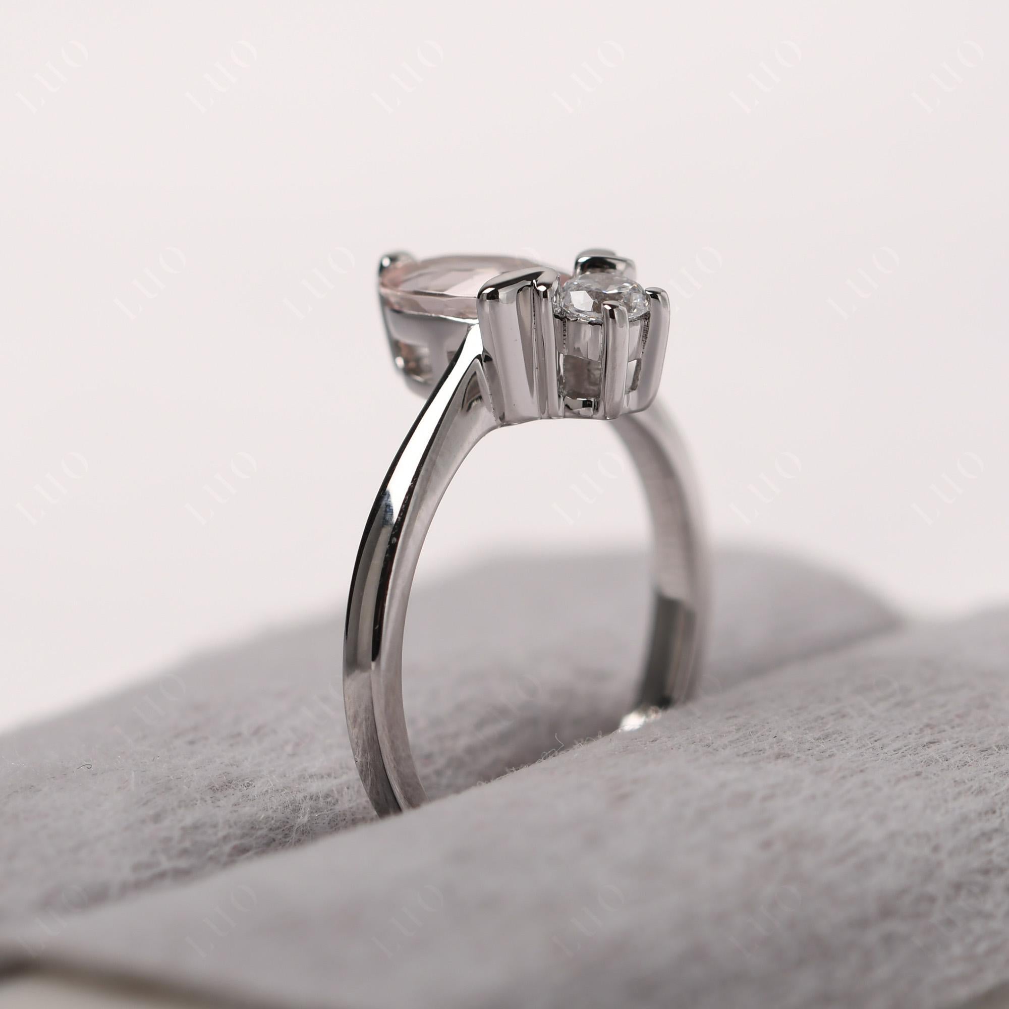 Morganite Nature Inspired Bee Ring - LUO Jewelry