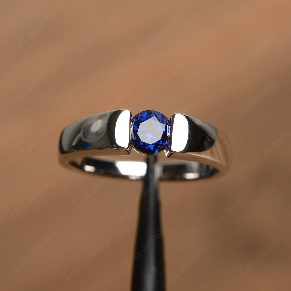 Sapphire Unisex Promise Ring | LUO