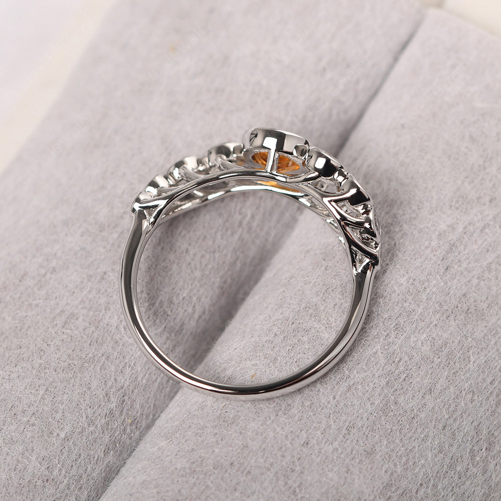 Twisted Multi Stone Citrine Ring - LUO Jewelry