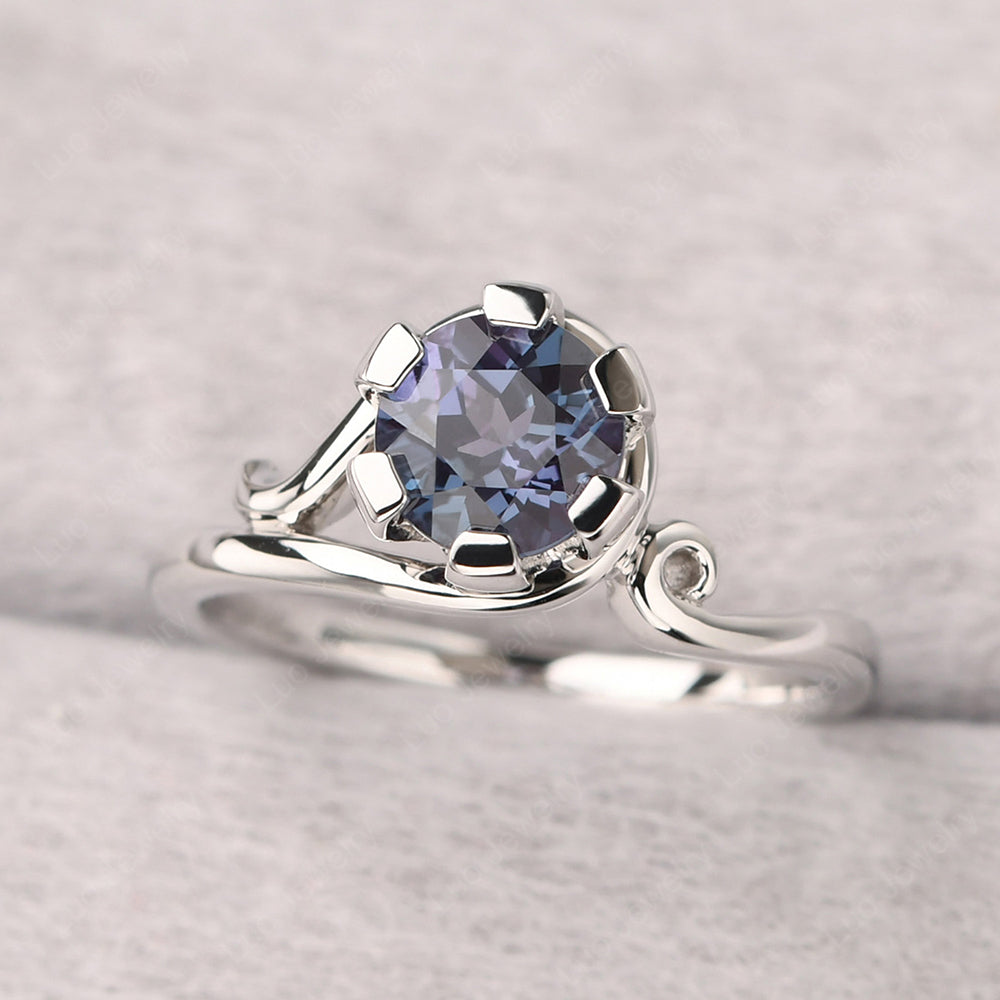 Non-traditional Alexandrite Ring - LUO Jewelry