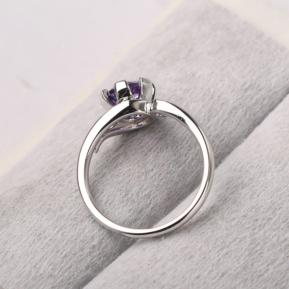 Non-traditional Amethyst Ring - LUO Jewelry