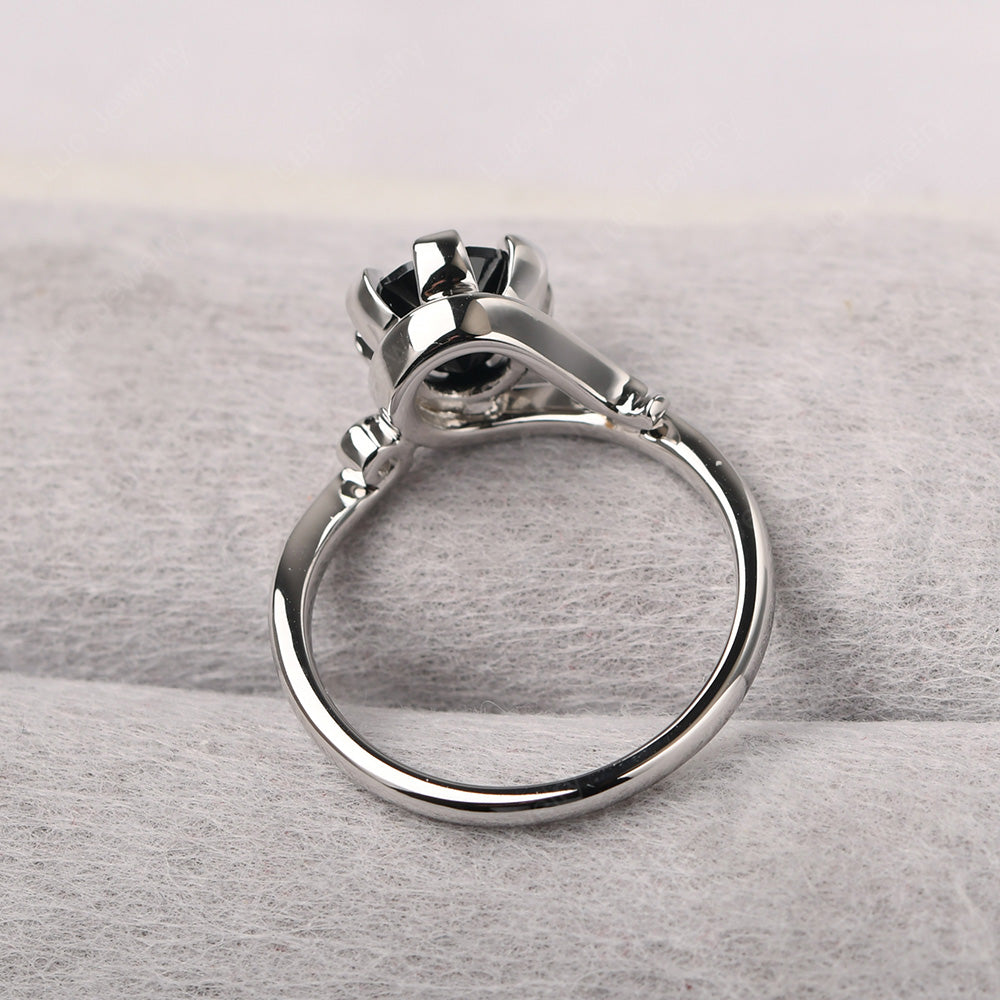 Non-traditional Black Spinel Ring - LUO Jewelry