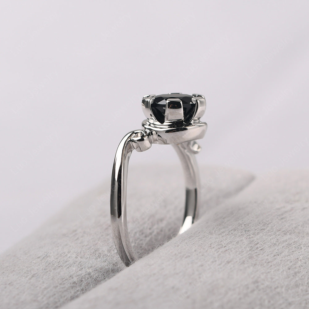 Non-traditional Black Spinel Ring - LUO Jewelry