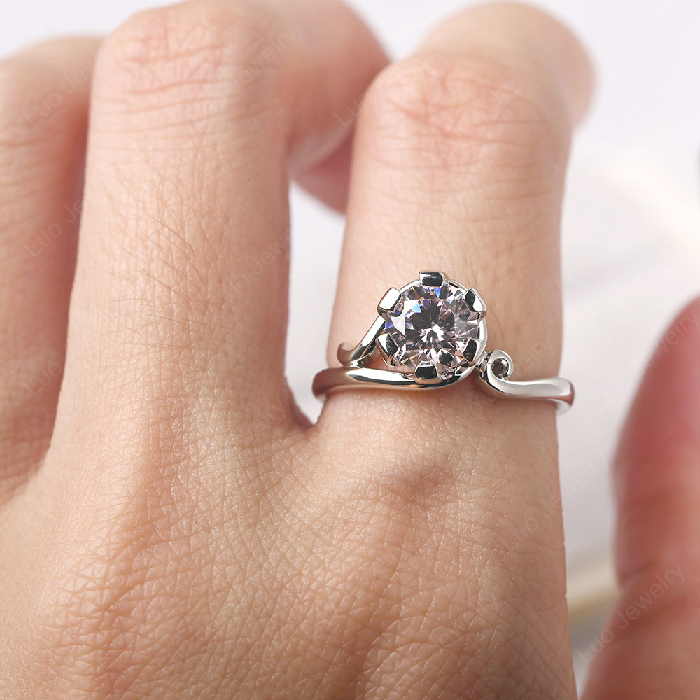 Non-traditional Cubic Zirconia Ring - LUO Jewelry