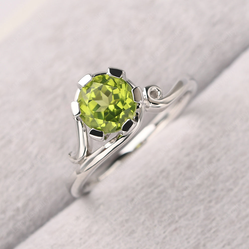 Non-traditional Peridot Ring - LUO Jewelry