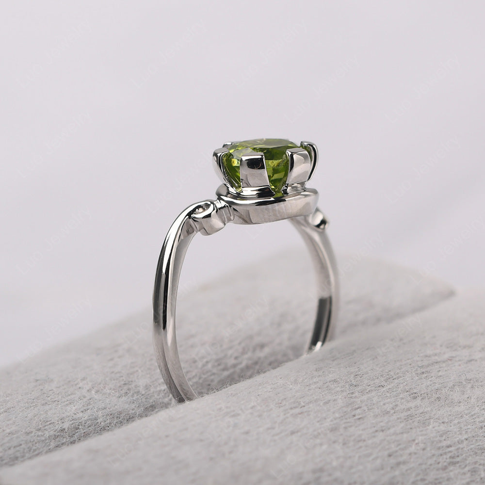 Non-traditional Peridot Ring - LUO Jewelry