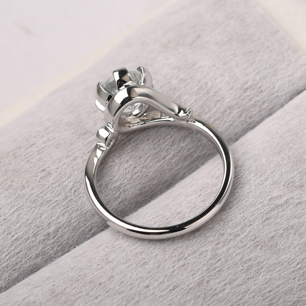 Non-traditional White Topaz Ring - LUO Jewelry