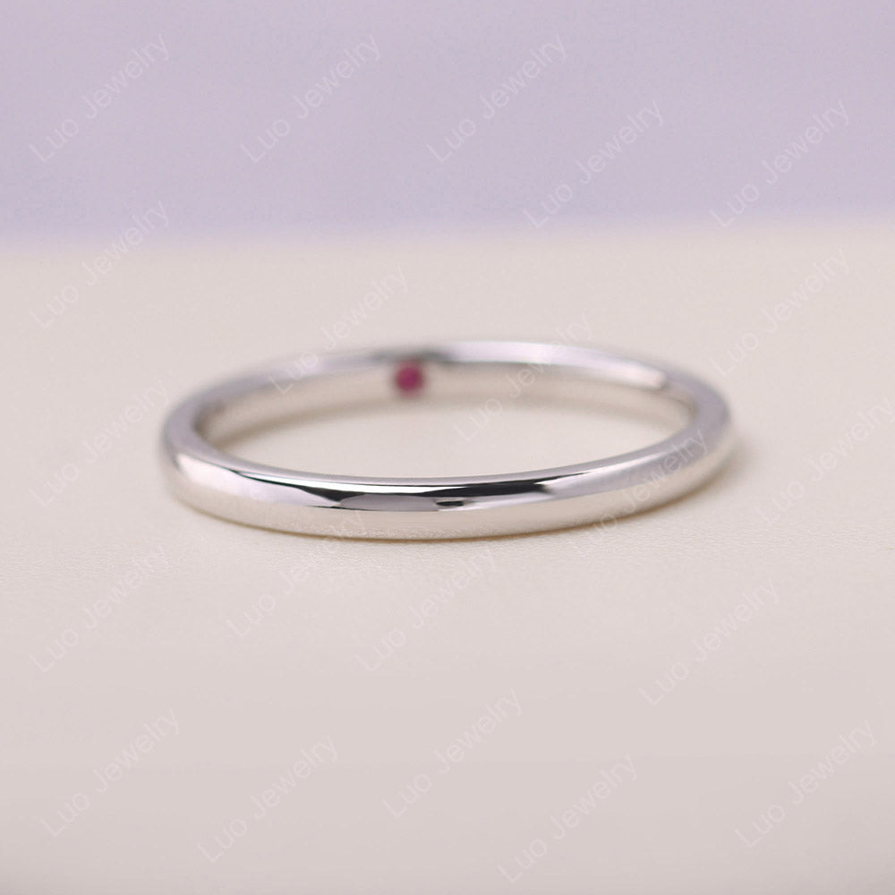 Ruby Hidden Gem Engagement Ring