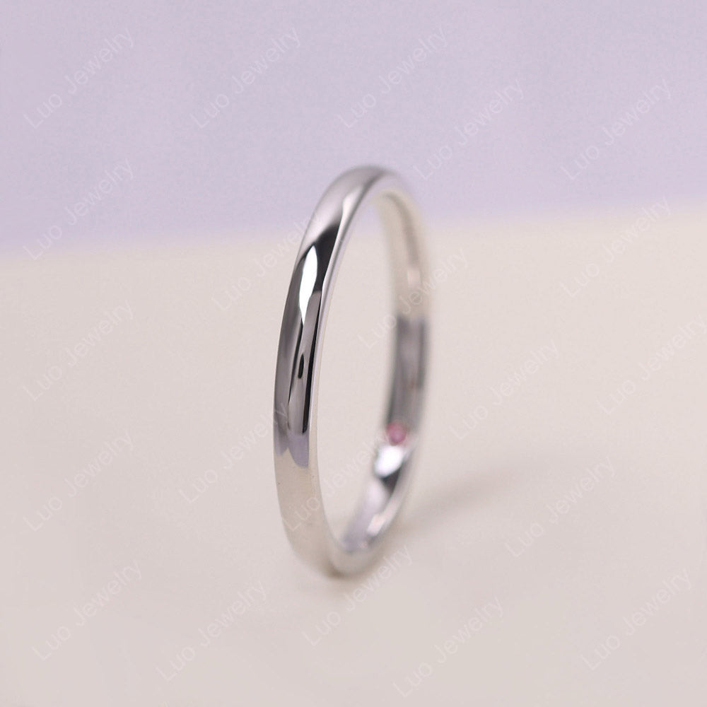 Plain Hidden Lab Ruby Ring