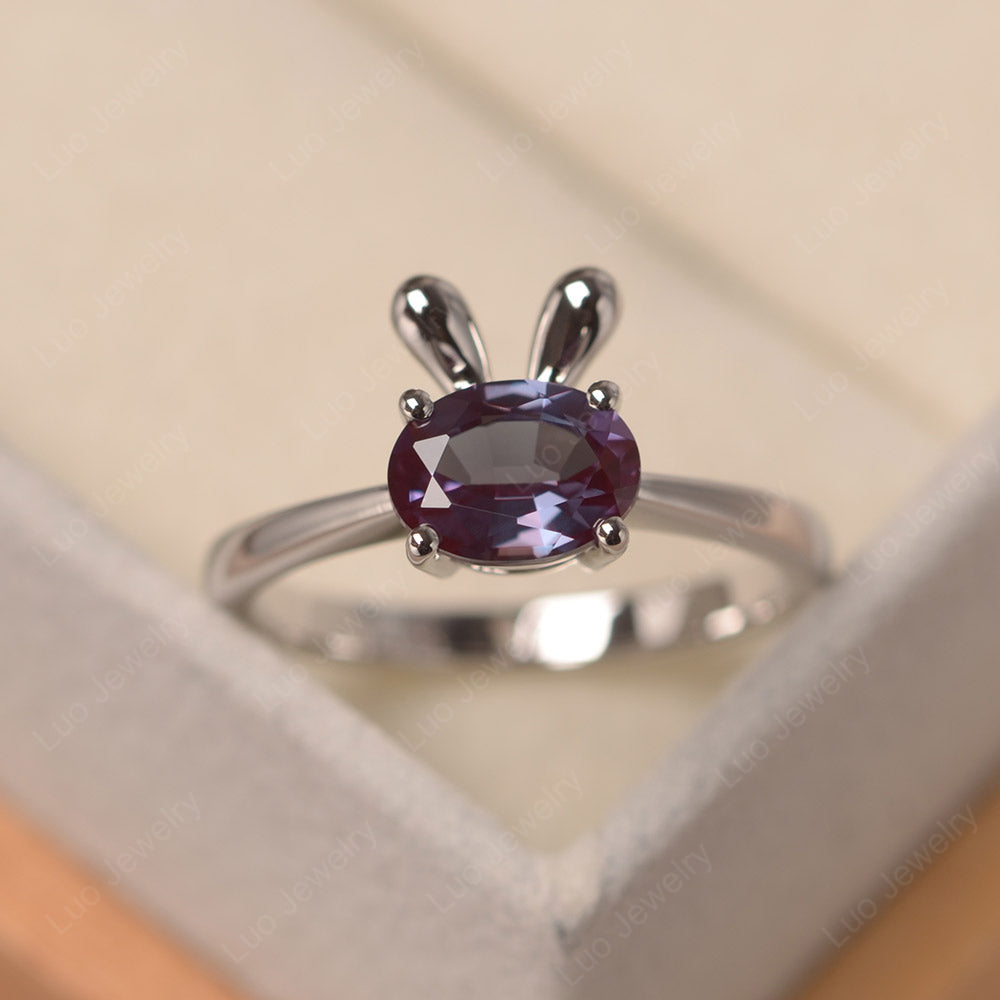 Alexandrite Rabbit Rings - LUO Jewelry