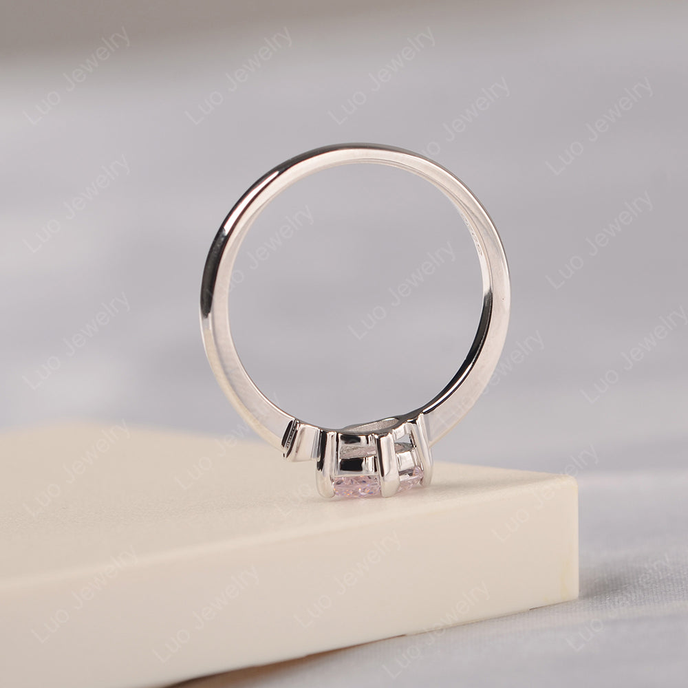Pear Shaped Cubic Zirconia Ring Fish Ring - LUO Jewelry
