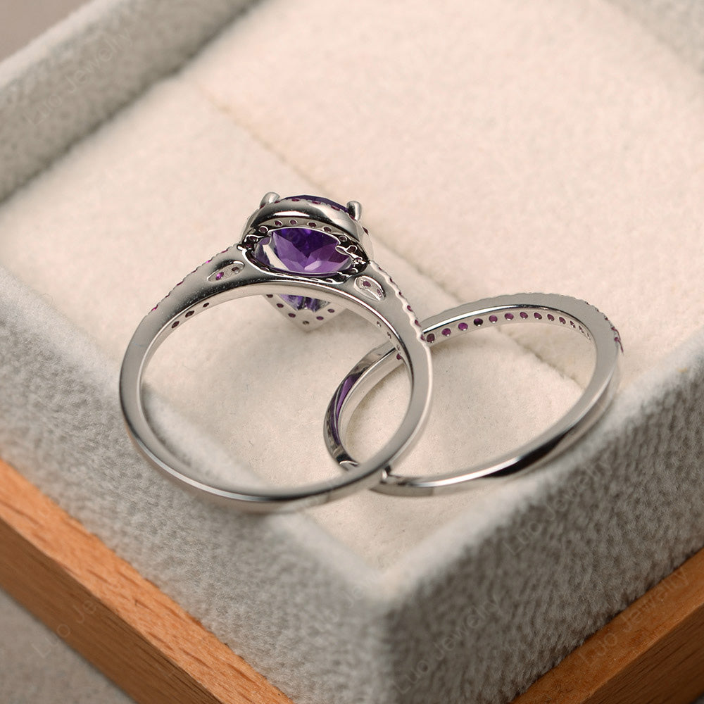 Ruby and Amethyst Ring - LUO Jewelry