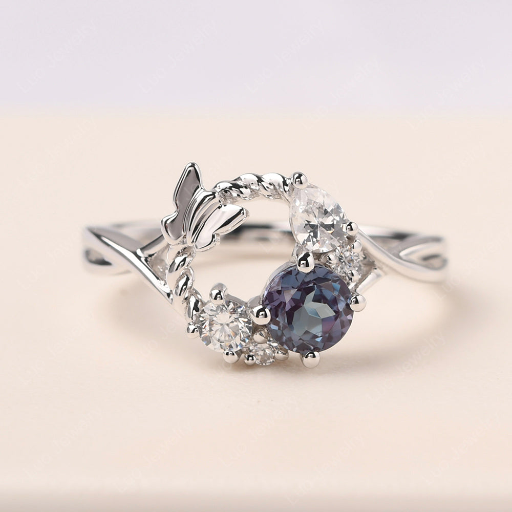 Alexandrite Ring Garland Ring - LUO Jewelry