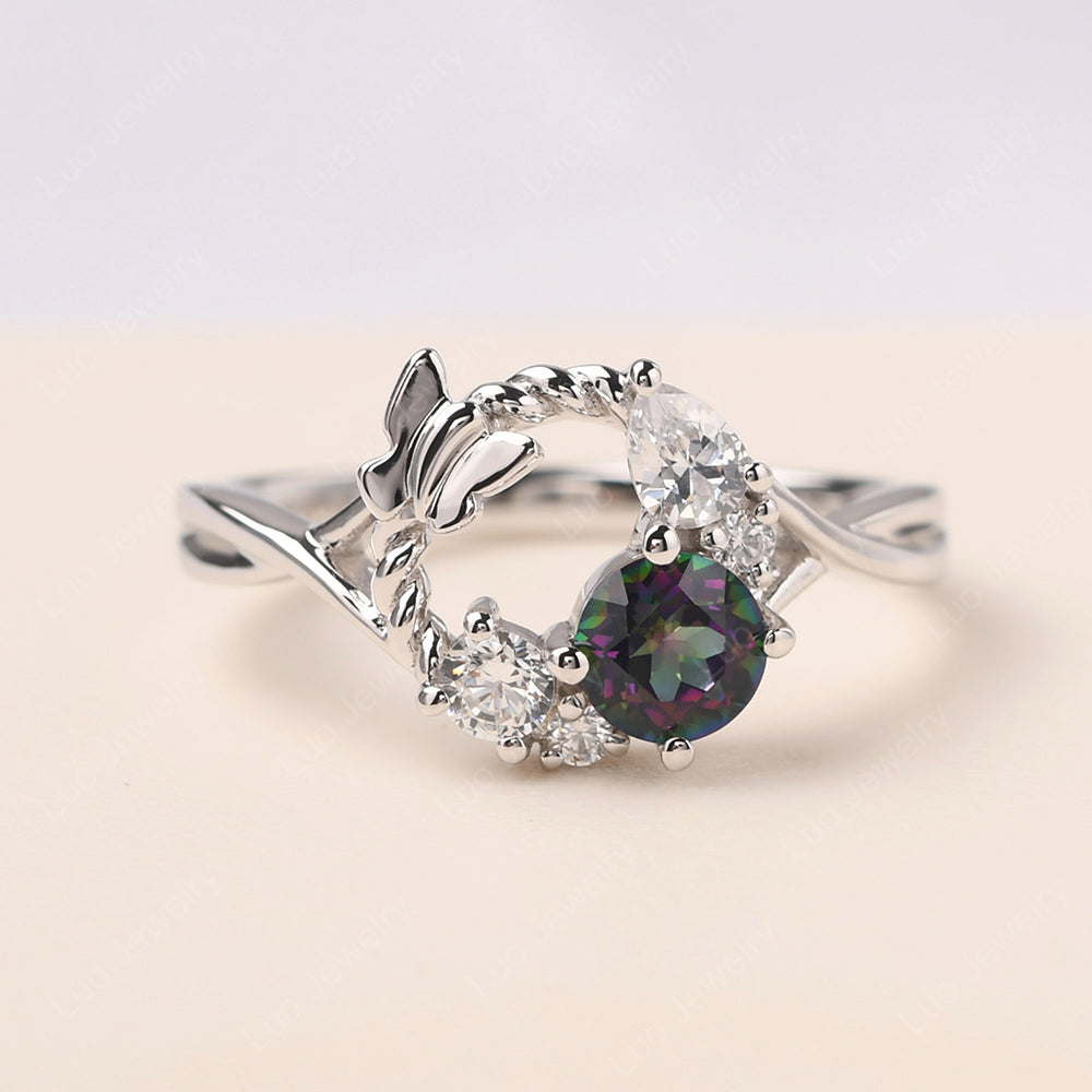 Mystic Topaz Ring Garland Ring - LUO Jewelry