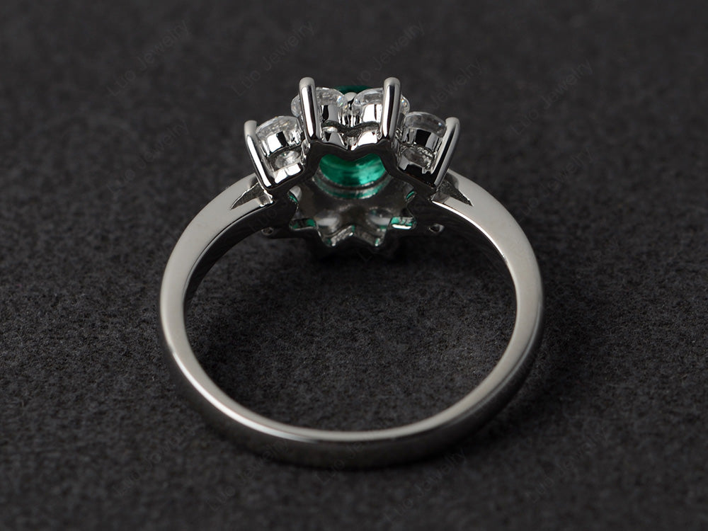 Lab Emerald and Citrine Ring - LUO Jewelry