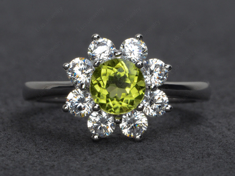 Citrine and Peridot Ring - LUO Jewelry
