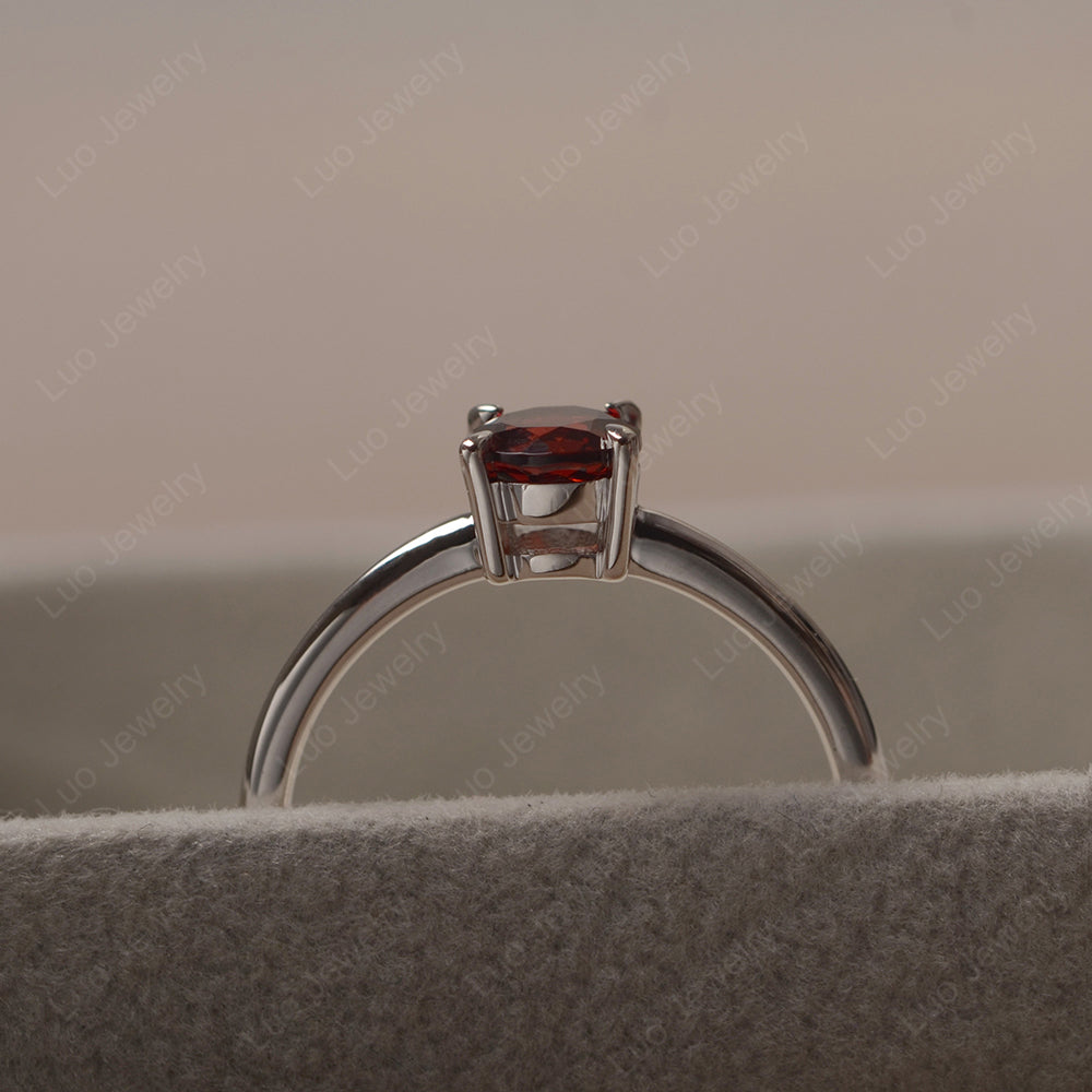 Mars Garnet Engagement Ring - LUO Jewelry