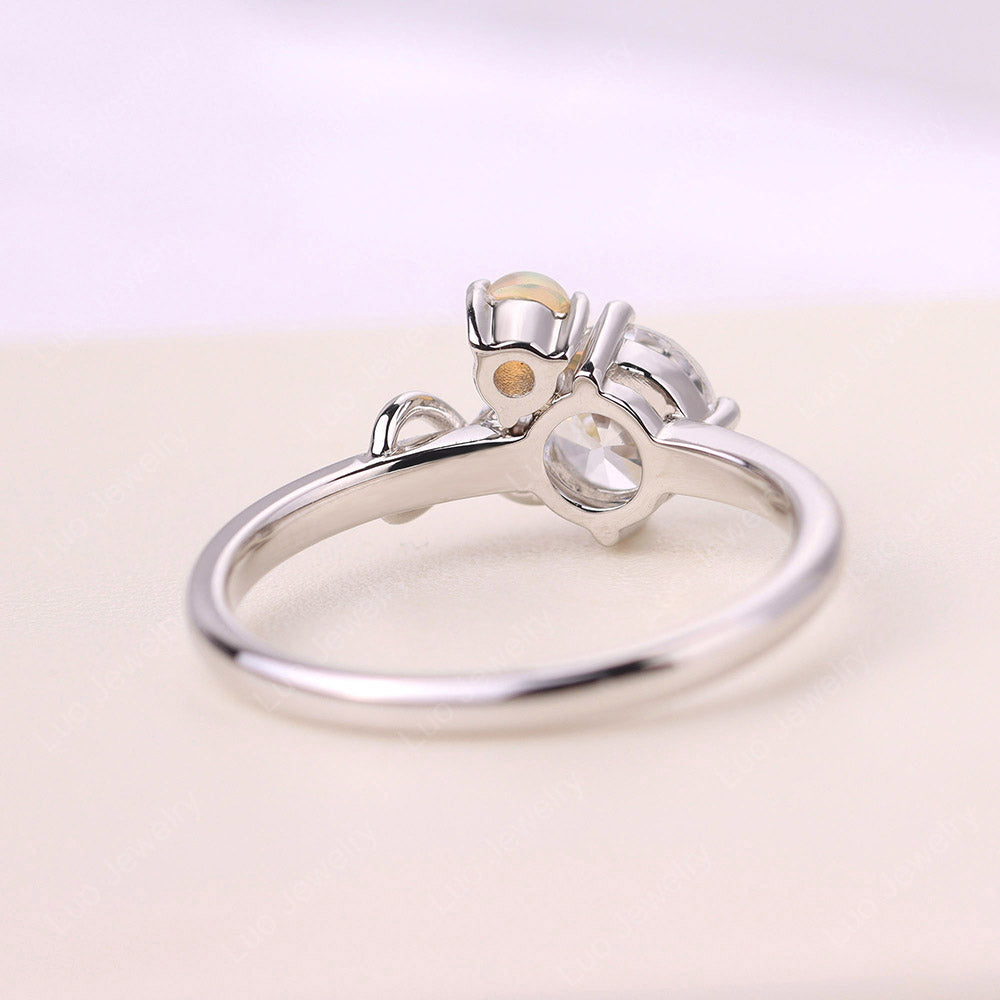 Petite Cubic Zirconia Infinity Engagement Ring