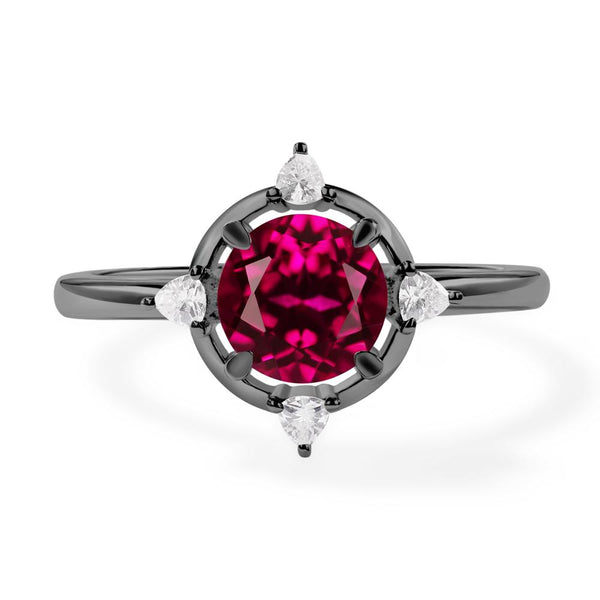 Ruby North Star Ring | LUO