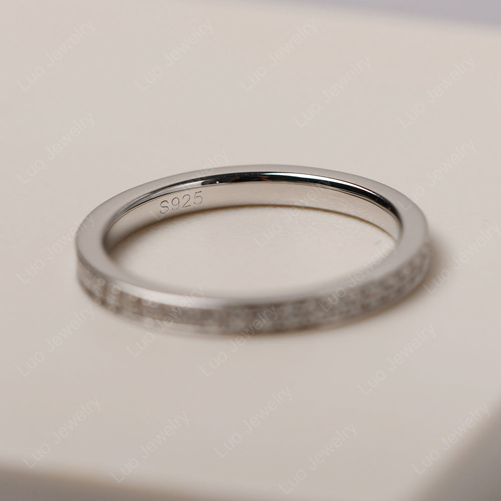 Cubic Zirconia Eternity Band Ring - LUO Jewelry